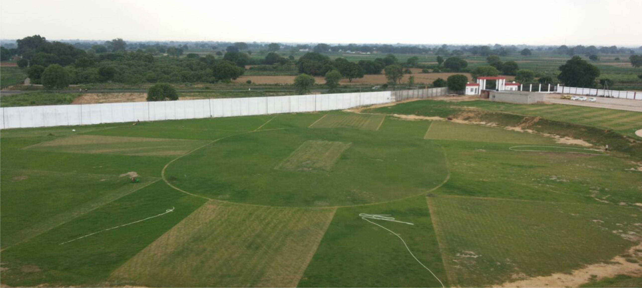 ae cricket ground construction